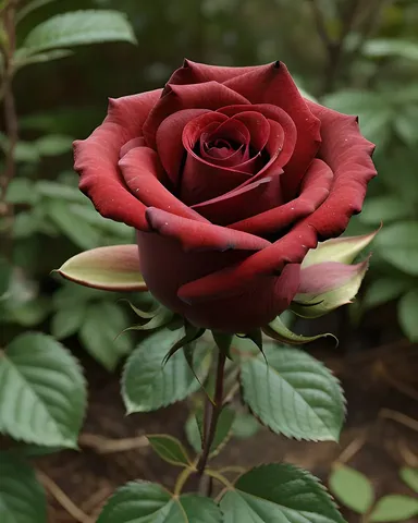 Rosas Florescem Belamente na Bétula