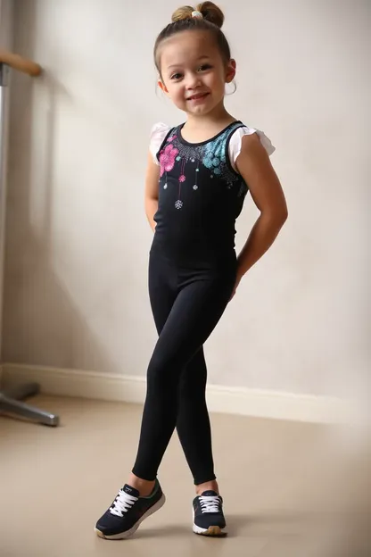 Roupas de Ginástica para Agilidade e Coordenação de Meninas