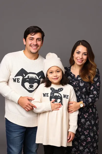 Roupas de família para impressões duradouras