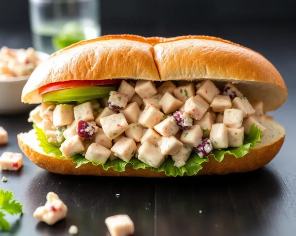 Salada de Atum Hoagie PNG de Design Gráfico Exemplo