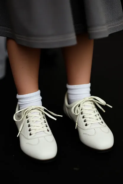 Sapatos de Dança das Meninas São um Grande Treinamento