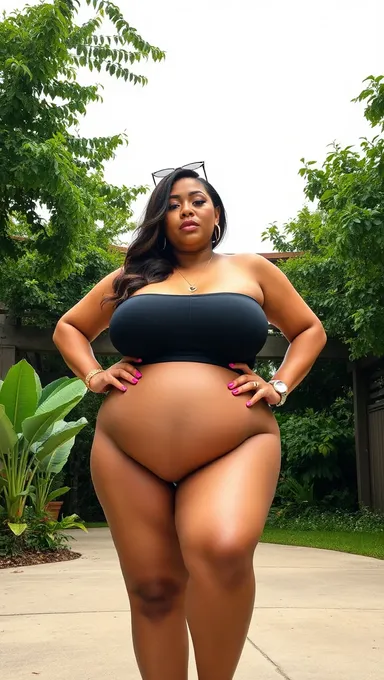 Seios Grandes Bbw São Parte Natural do Anatomia Humana