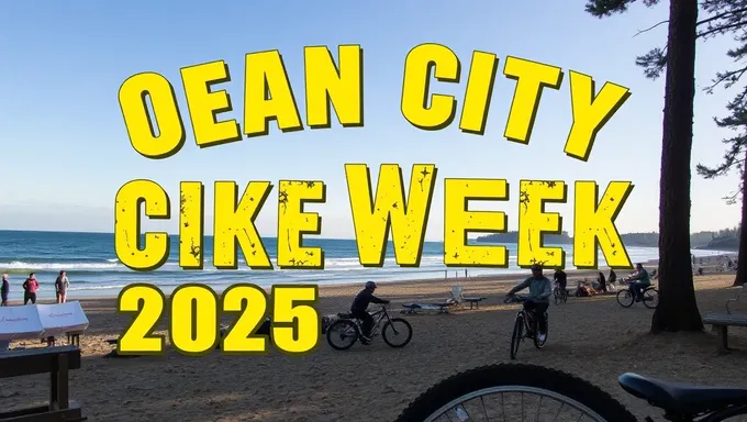 Semana de Bike 2025 de acampamento no Parque Estadual de Ocean City