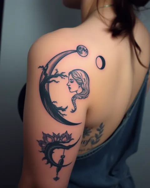 Significado e Significado Cultural do Ciclo Lunar de Tatuagem Explorado