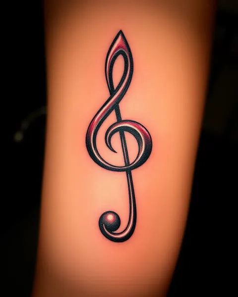 Significado e Significância Cultural da Tatuagem de Treble Clef