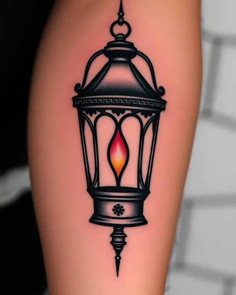 Significância Cultural de Tatuagem de Lantern em Cultura Asiática