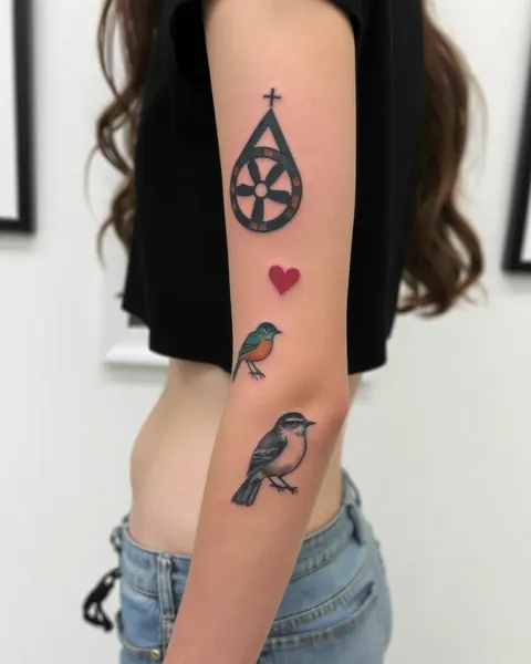 Simbolismo do Design de Tatuagem de Ave