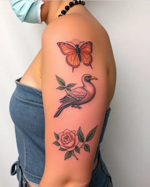 Solução de Arte Corporal Temporária com Tatuagem Covers