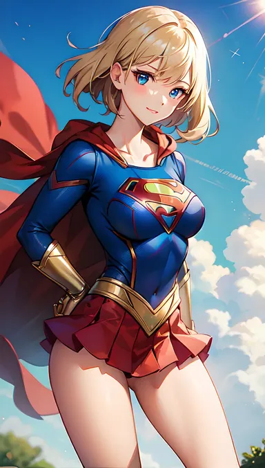 Supergirl's Hentai Quest for Justice Starts - A Missão de Justiça do Hentai da Supergirl Começa