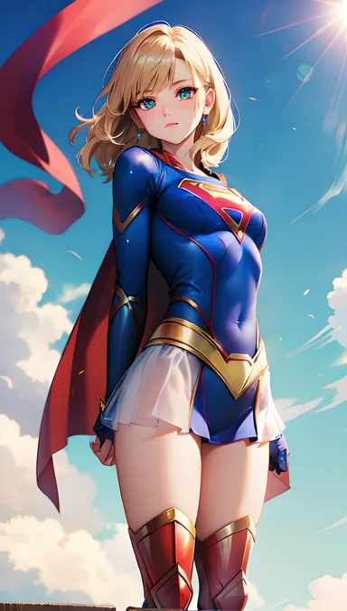 Supergirl R34: Texto Repetido Continuado