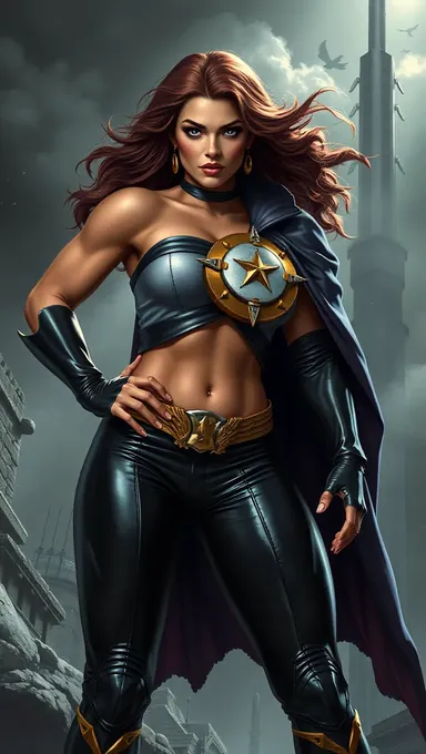 Superheroína Devidente de Boob-tastic Luta Contra o Crime