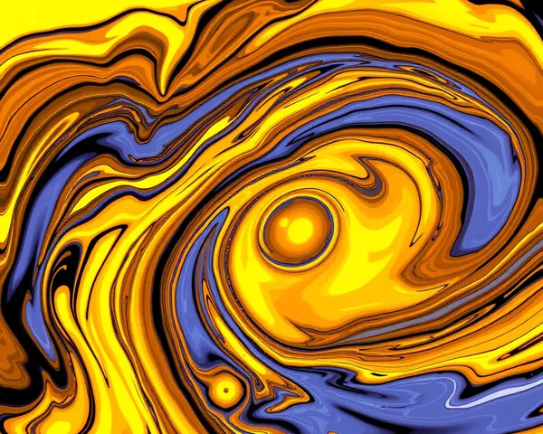 Swirl PNG: padrão artístico colorido