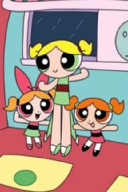 Sérias de desenhos animados da série de TV Powerpuff Girls de 1998