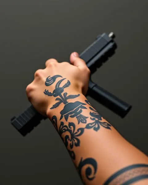 Tatuagem Glock: Um Design Único para Enthusiastas e Coleccionadores de Armas