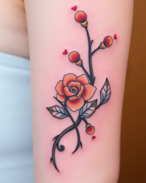 Tatuagem Pequena de 3 Polegadas para Design Poderoso