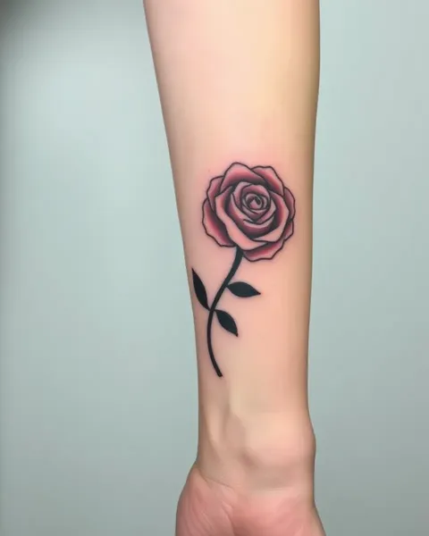 Tatuagem Simples de 4 Polegadas para Usar Todos os Dias