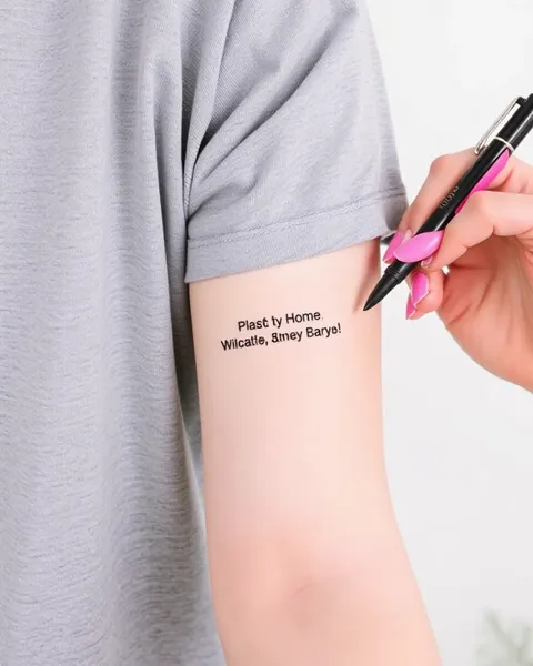 Tatuagem Temporária Personalizada para Memórias Especiais