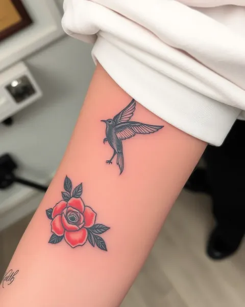 Tatuagem de 4 Polegadas Compacta para Tinta de Moda