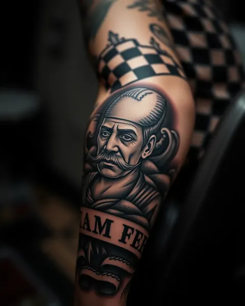 Tatuagem de Jackaploe do Pai: Modificação Corporal