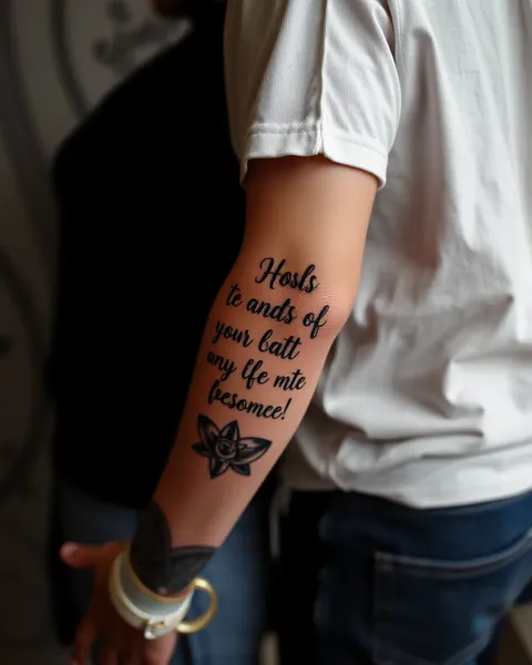 Tatuagens de Frases de Filhos para Mulheres para Lembrar