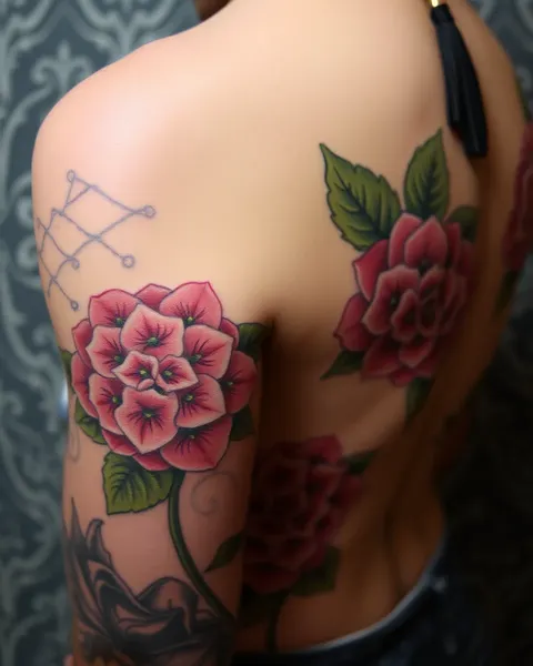 Tatuagens de Hortênsias: Uma Expressão Pessoal e Única