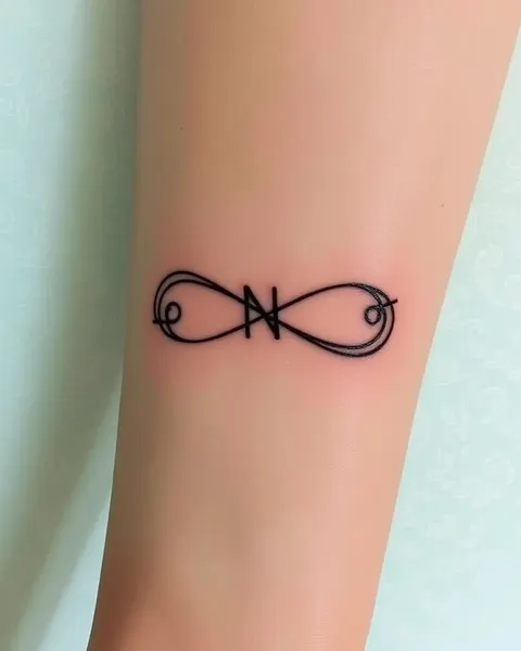 Tatuagens de Infinito com Nomes: Simbolismo Eterno e Imortal