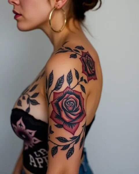 Tatuagens de Ombro Feminino: Um Arte Corporal Único