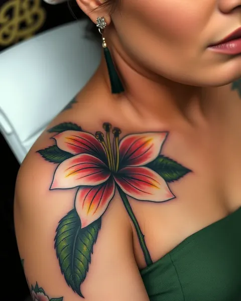 Tatuagens de flor: desenhos e significados de lírio