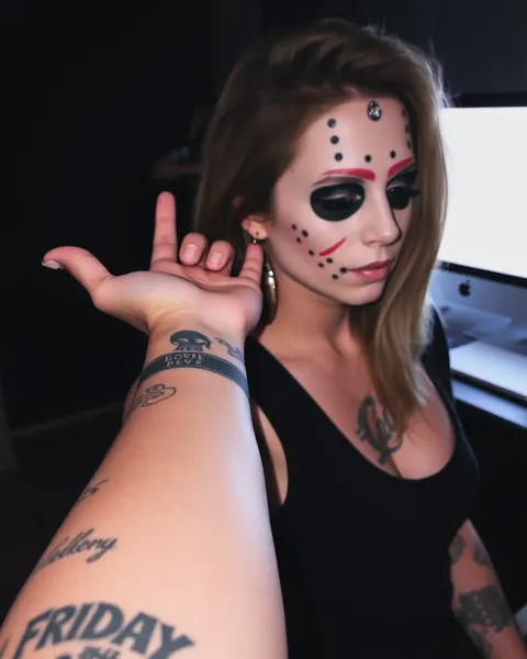 Tatuagens de sexta-feira 13: simbolizando azar