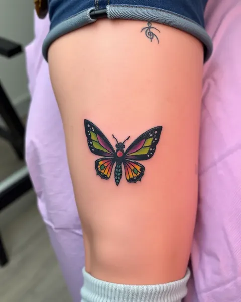 Tatuagens para Mulheres Calf com Desenhos Minimalistas