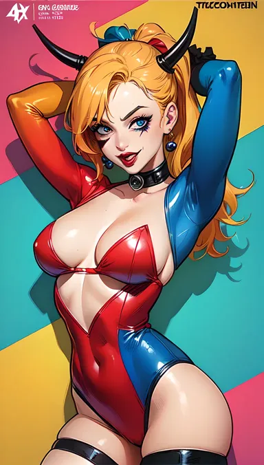 Tira de Férias de Harley Quinn: Série de Livros de Quadrinhos Adultos Raunchy