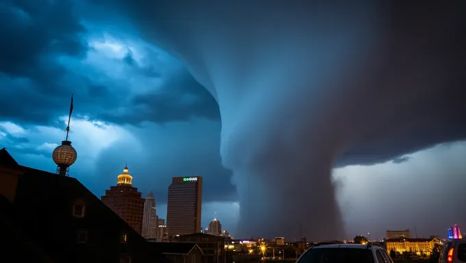 Tormenta Atinge Dallas em 2025 com Fúria