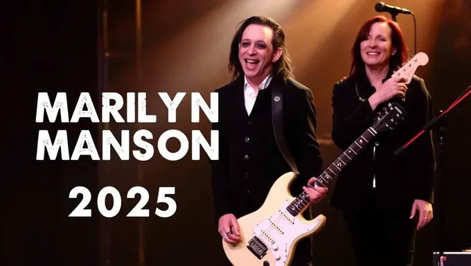 Turnê de concerto de Marilyn Manson em 2025 é confirmada online