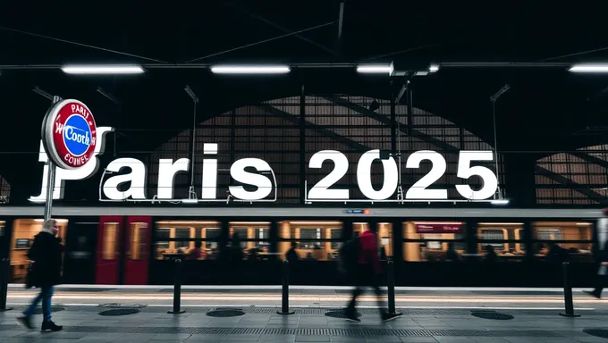 Venha ver a agenda da Gare de Paris para 2025