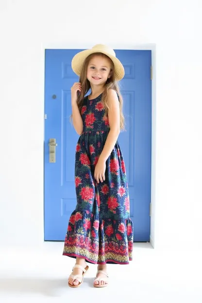 Vestido Maxi de Menina para Modistas e Não