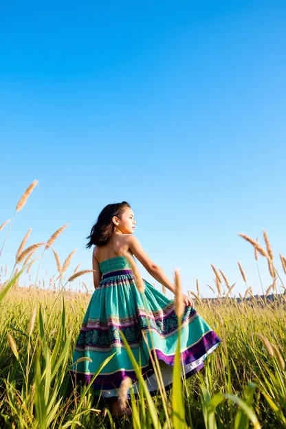 Vestido de Maxi de Menina em Várias Estilos e Cor