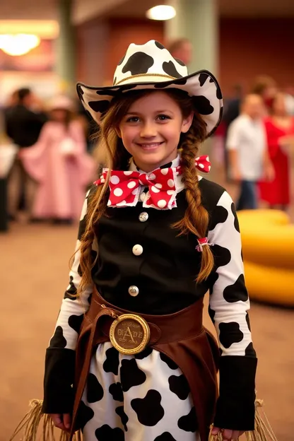 Vestimenta de Cow Girl para um Festival de Música Country