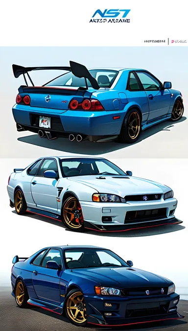 Visão Geral das Características Internas da Nissan Skyline GT-R R34