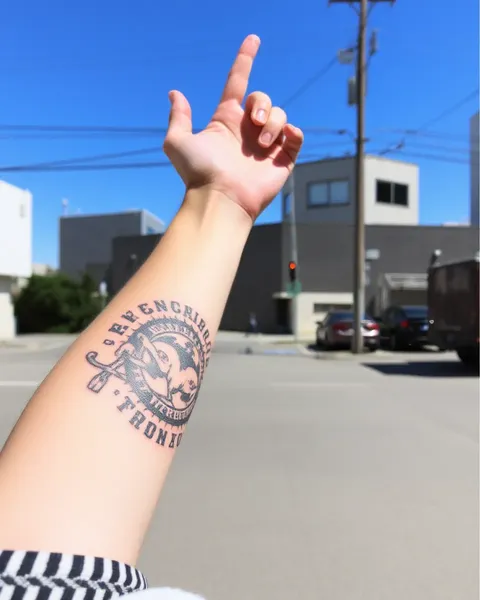 Zeitgeist de Tatuagem Sf Ambas as Braços Auto-Expressão