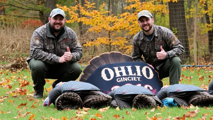 datas importantes para saber sobre a temporada de caça de pavo da Ohio 2025