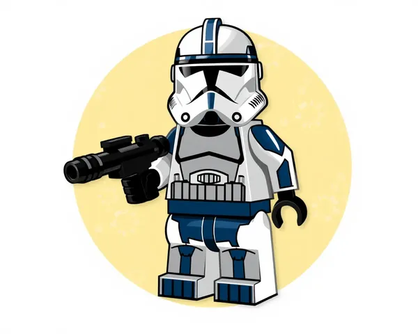 Ícone de Clone Trooper Lego em Imagem PNG