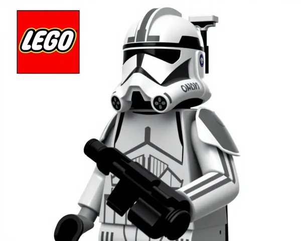 Ícone de clone trooper Lego PNG imagem