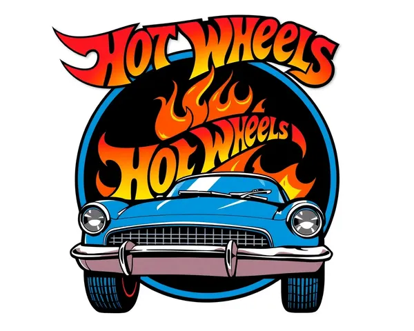 Ícone de logotipo de Hot Wheels em formato PNG vetorial